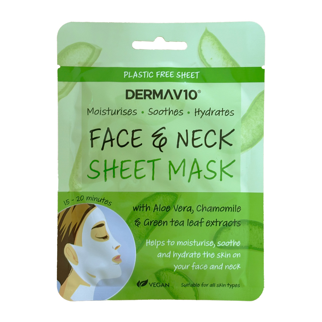 Aloe Vera Face and Neck Sheet Mask