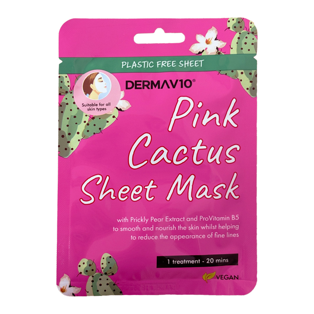 Pink Cactus Sheet Mask